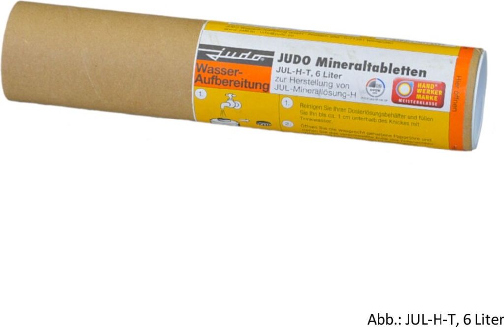 JUDO JUL-Mineraltabletten, JUL-H-T, 6 Liter, 8600020
