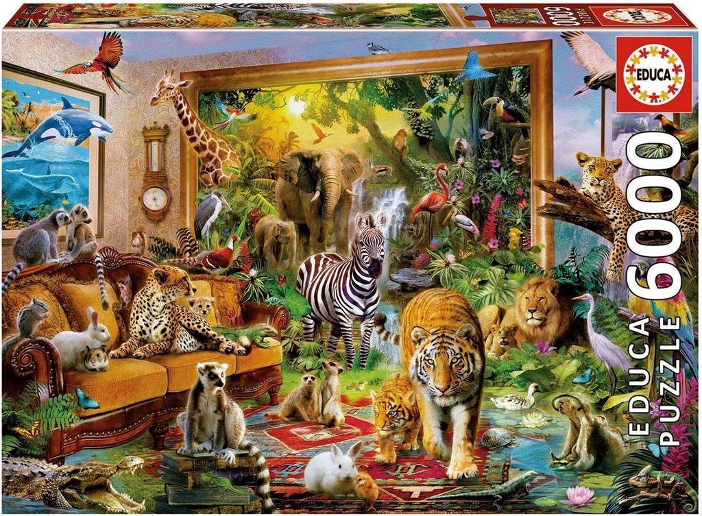 Educa 17679, 6000 szt., Animals, 14 lat(a) Zdjęcie produktu 