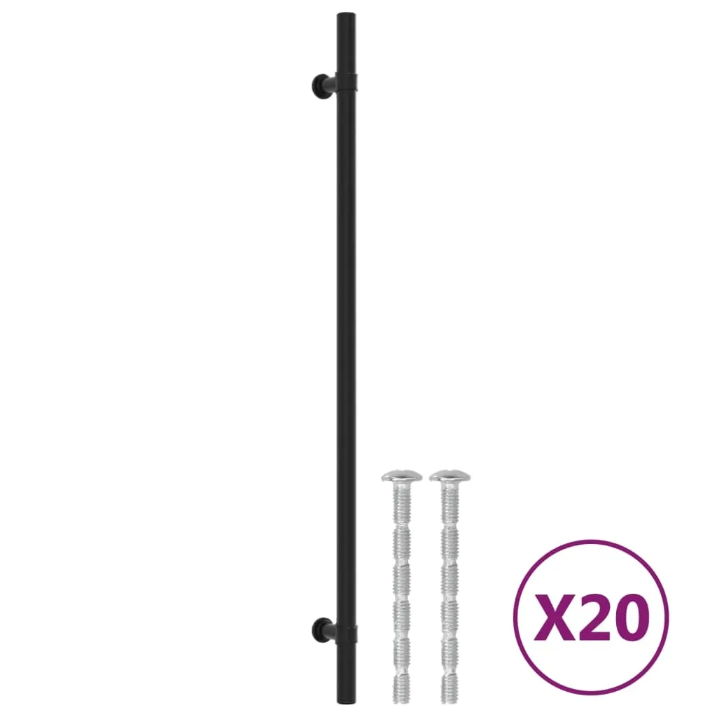 Maniglie Nero Opaco 320mm per Mobili - Acciaio Inox Professional 20pz