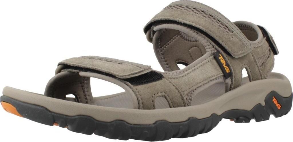 Teva Hudson Herren Elevierte Sohle Riemchen Sandale In Braun (7 UK - 40.5 EU - 8 US)