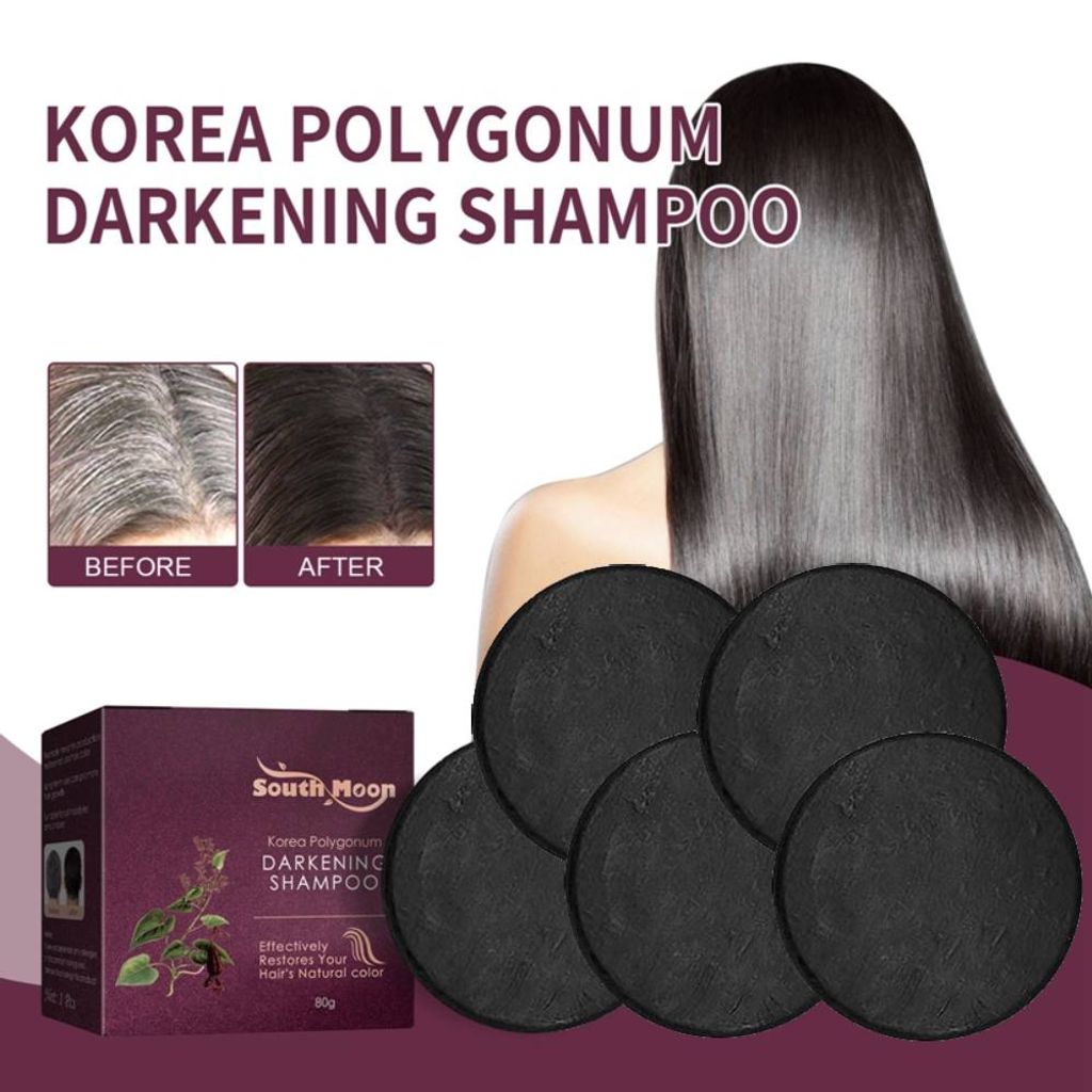 Polygonum Multiflorum Shampoo Soap, Schwarzes und Dickes Haar