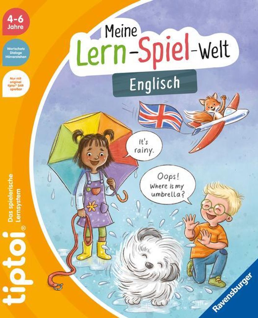 Ravensburger tiptoi Meine Lern-Spiel-Welt: Englisch, Für Produktbild 