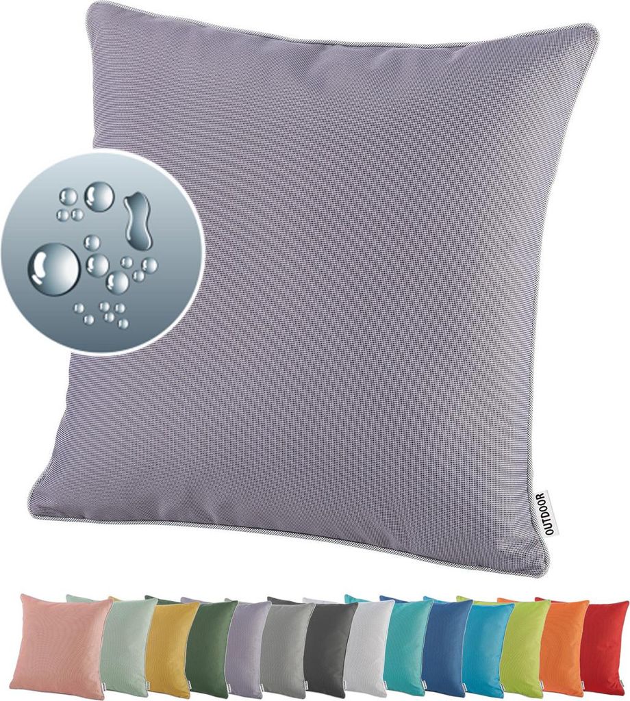 heimtexland ® OUTDOOR Lounge Dekokissen LOTUS EFFEKT 45x45 Produktbild 