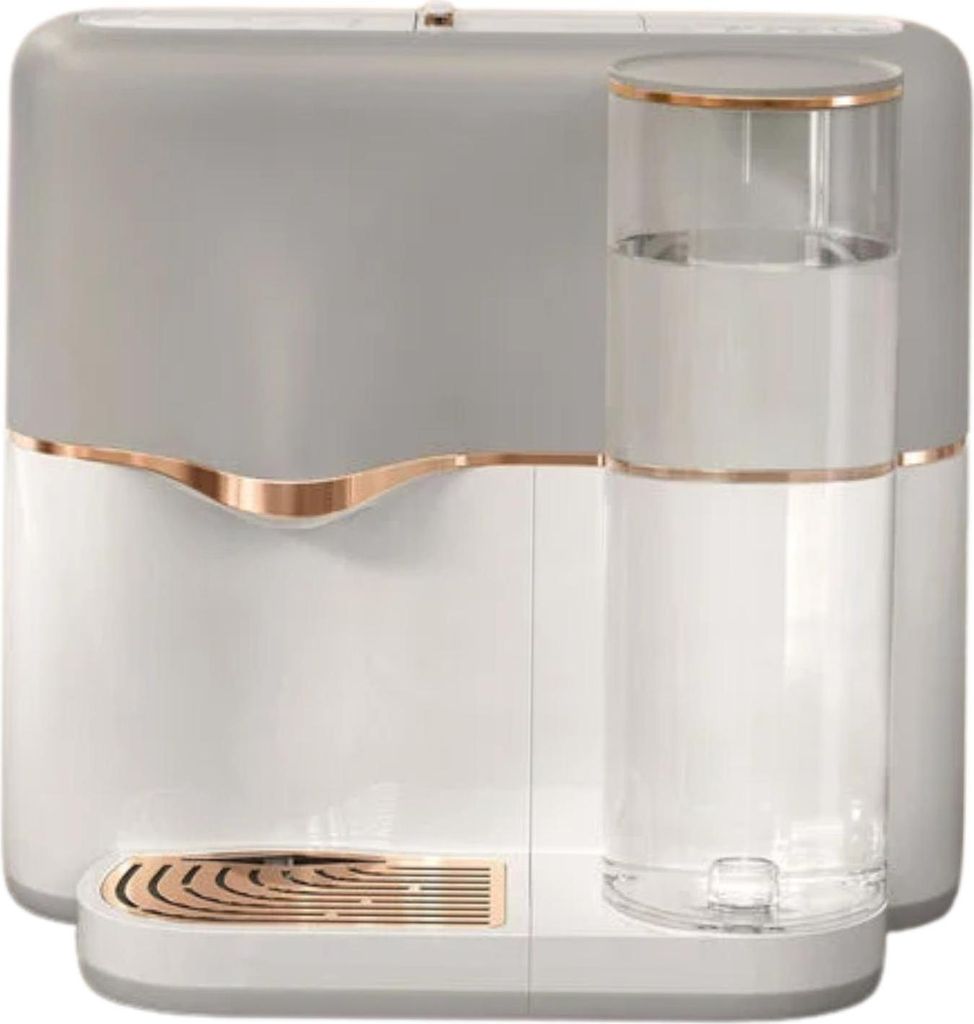 A close-up product shot of a water dispenser.