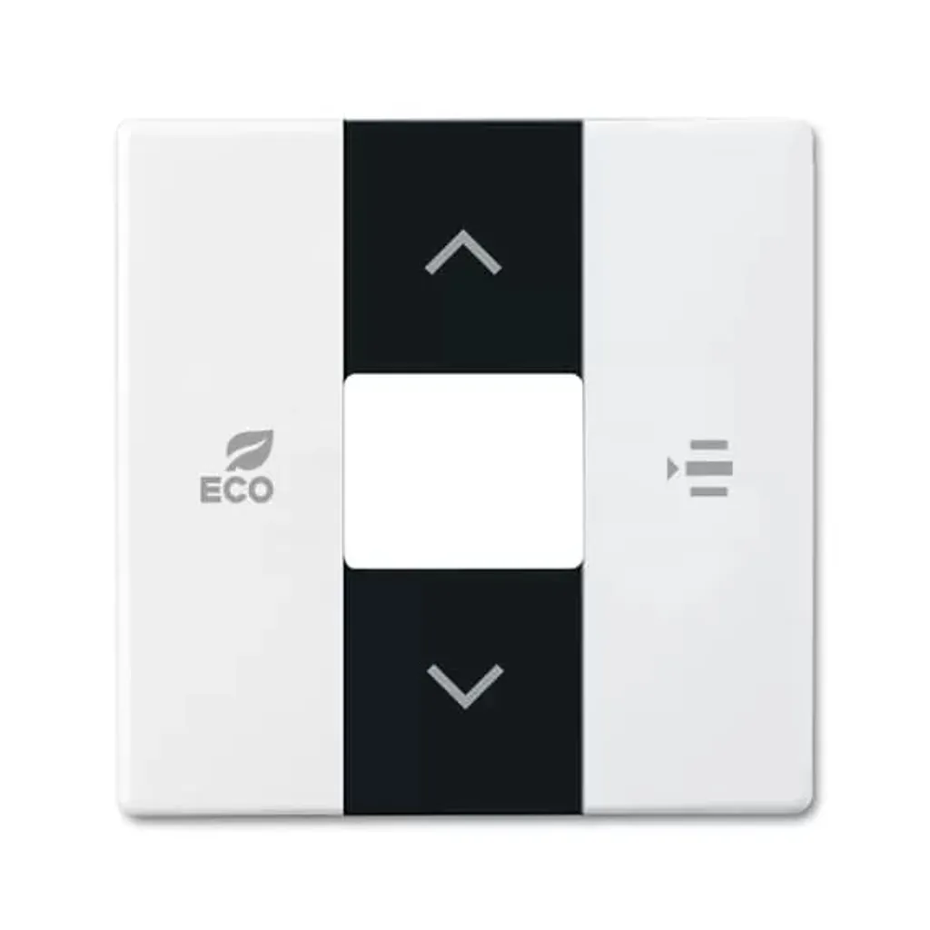Plaque Centrale 6236-84 Busch-Jaeger en Thermoplastique Blanc Studiows - 2