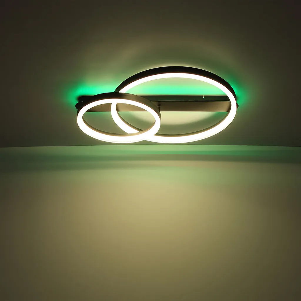 Éclairage de Plafond de Salon Réglable avec Télécommande et Couleurs RGB