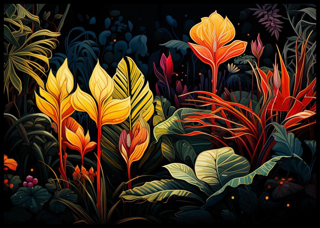 Plakat 84,1x59,4cm Tropische Symphonie
