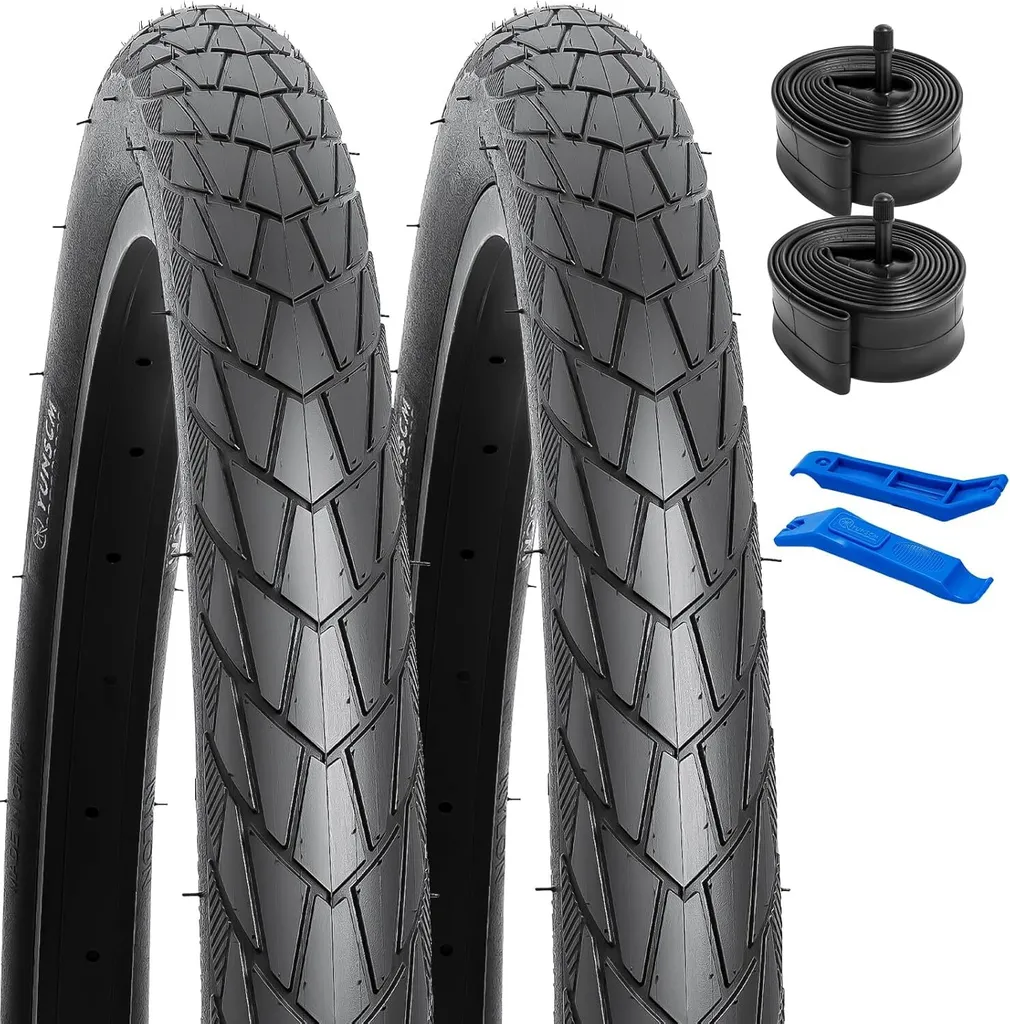 Pneus de Vélo 26x2.0 Tout-Terrain YunSCM pour Rénover votre VTT avec Air