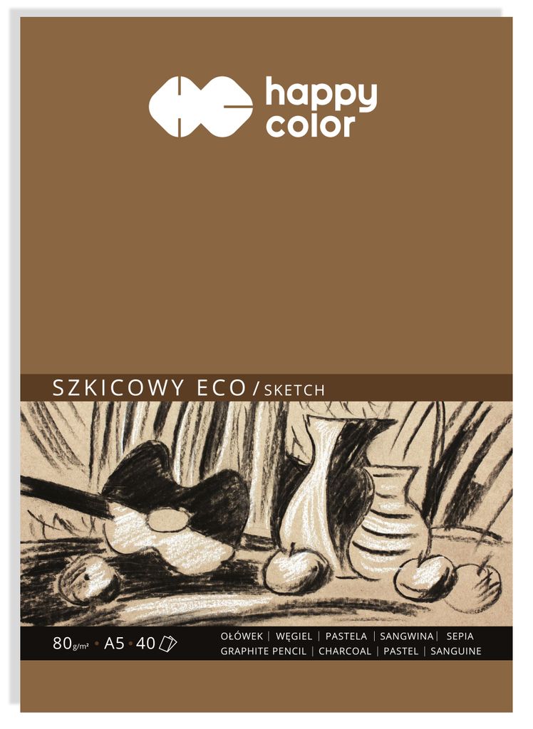 Skicár ECO A5 40k 80g Happy Color Obrázok produktu 