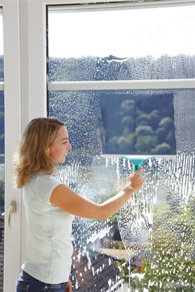 Leifheit Fensterabzieher Powerslide – 40 Cm Wischbreite, Mit Beweglichem Gelenk