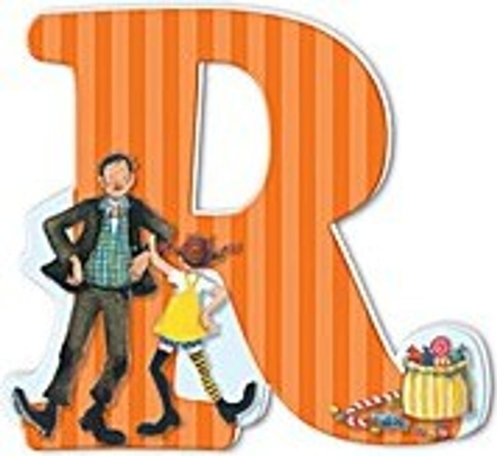 Oetinger Pipi Langstrumpf Buchstabe R, selbstklebend, ca. Produktbild 