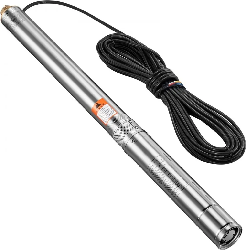 Pompe à Eau de Forage 750W Inox - Solution de Relevage 210 Pieds - 10