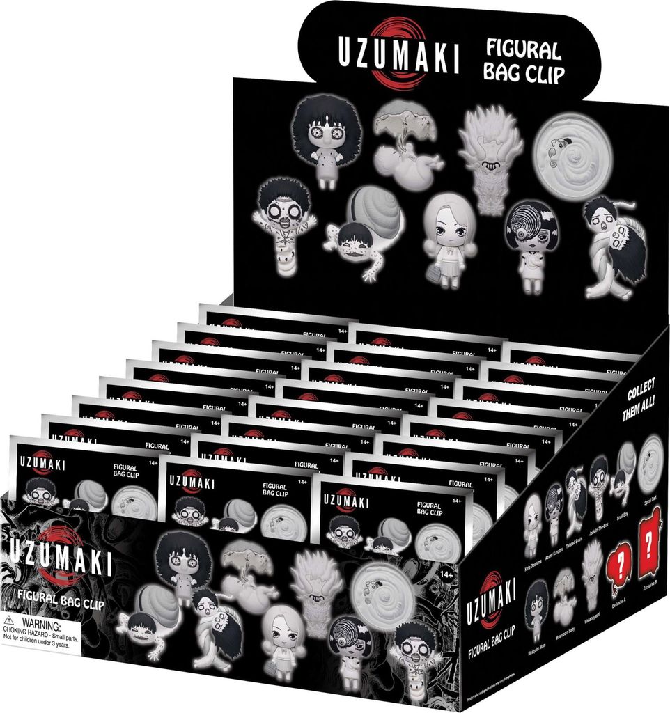 Uzumaki - Spiral Into Horror 3D PVC-Taschenanhänger Serie 1 Display (24)