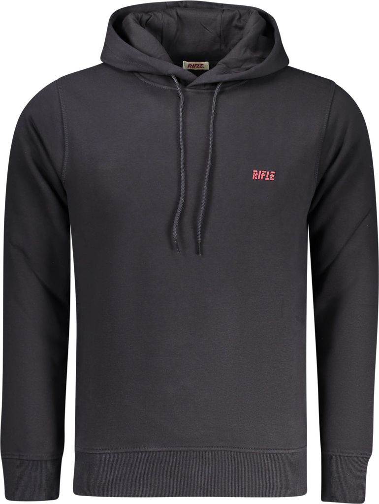 Herren Sweatshirt mit Kapuze: Flauschiges Langarmshirt Blau