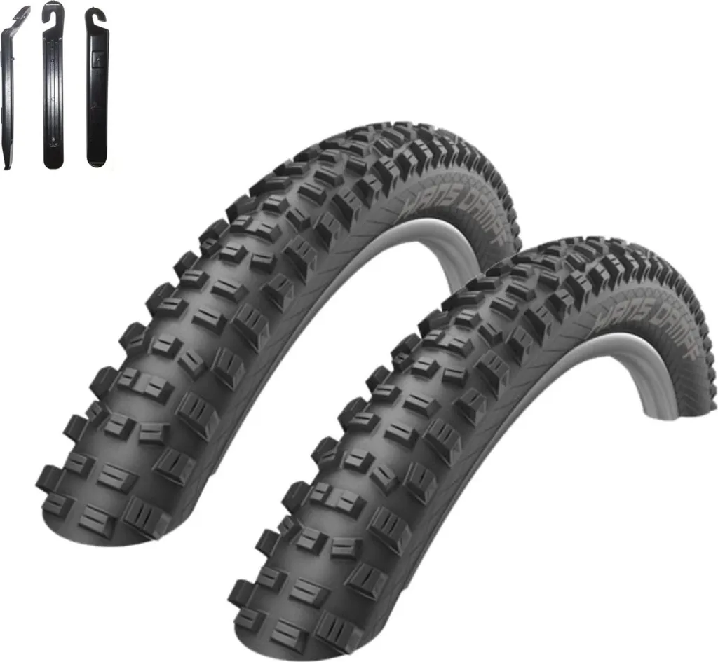 Pack Pneus VTT 24 Pouces pour Enduro Schwalbe Hans Dampf 60-507 Souples