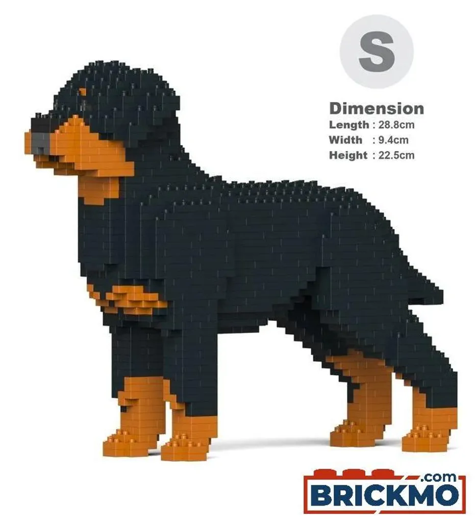 Sculpture Rottweiler Durable JEKCA - Fini les Figurines qui Cassent
