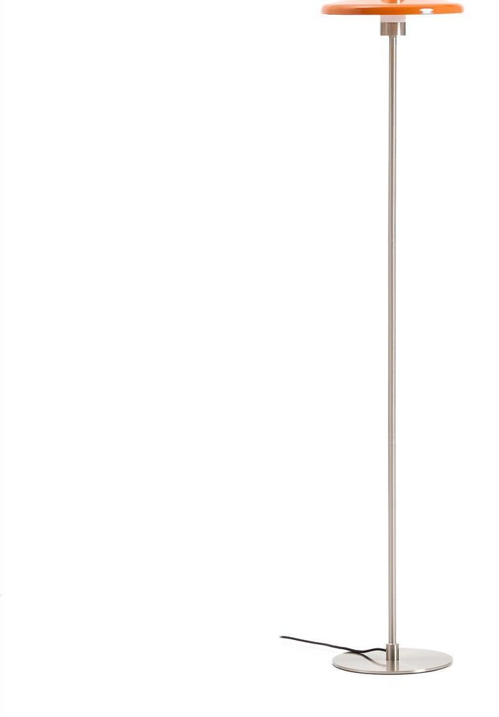 Stehlampe Nuvira 27 x 130 x 27 cm Aluminium Stahl Silber Orange
