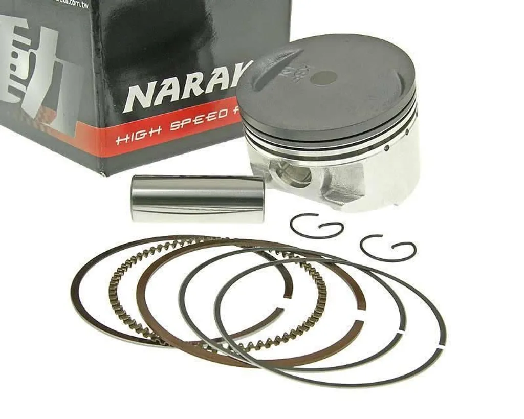 Kit Piston Complet 63mm 180cc Naraku pour Scooter GY6 125cc et 150cc