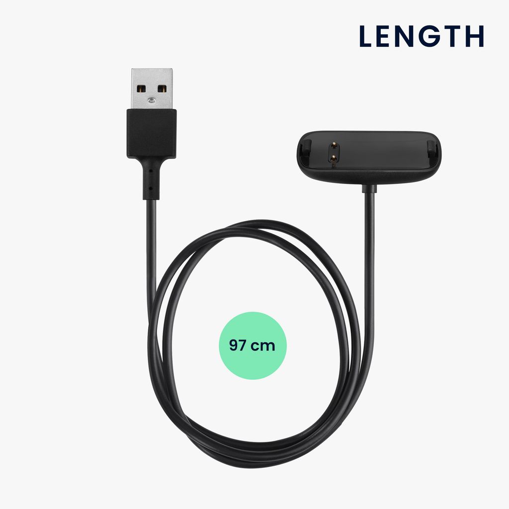 kwmobile USB Kabel Charger kompatibel mit Fitbit Inspire 3 Produktbild 2
