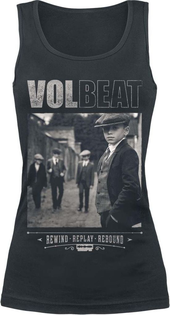 Volbeat Top Damen Cover - Rewind, Replay, Rebound schwarz L