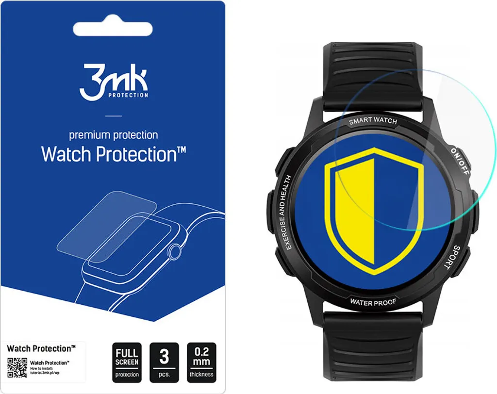 Protezione Display 3mk Bemi Tracker - Vetro Ibrido Anti-Urto 0.2mm