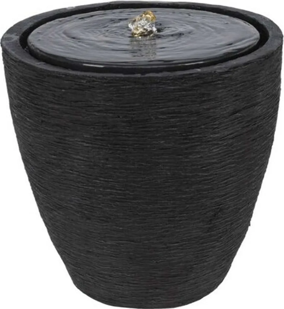 Fontaine d'ambiance Homestyling KO-795202360 LED 35 cm Noir Moderne