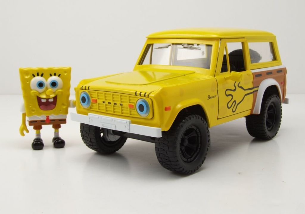 Jada Toys 253255081, Car transporter model, Vormontiert, 1:24, 1973 Ford Bronco, Junge/Mädchen, Metall