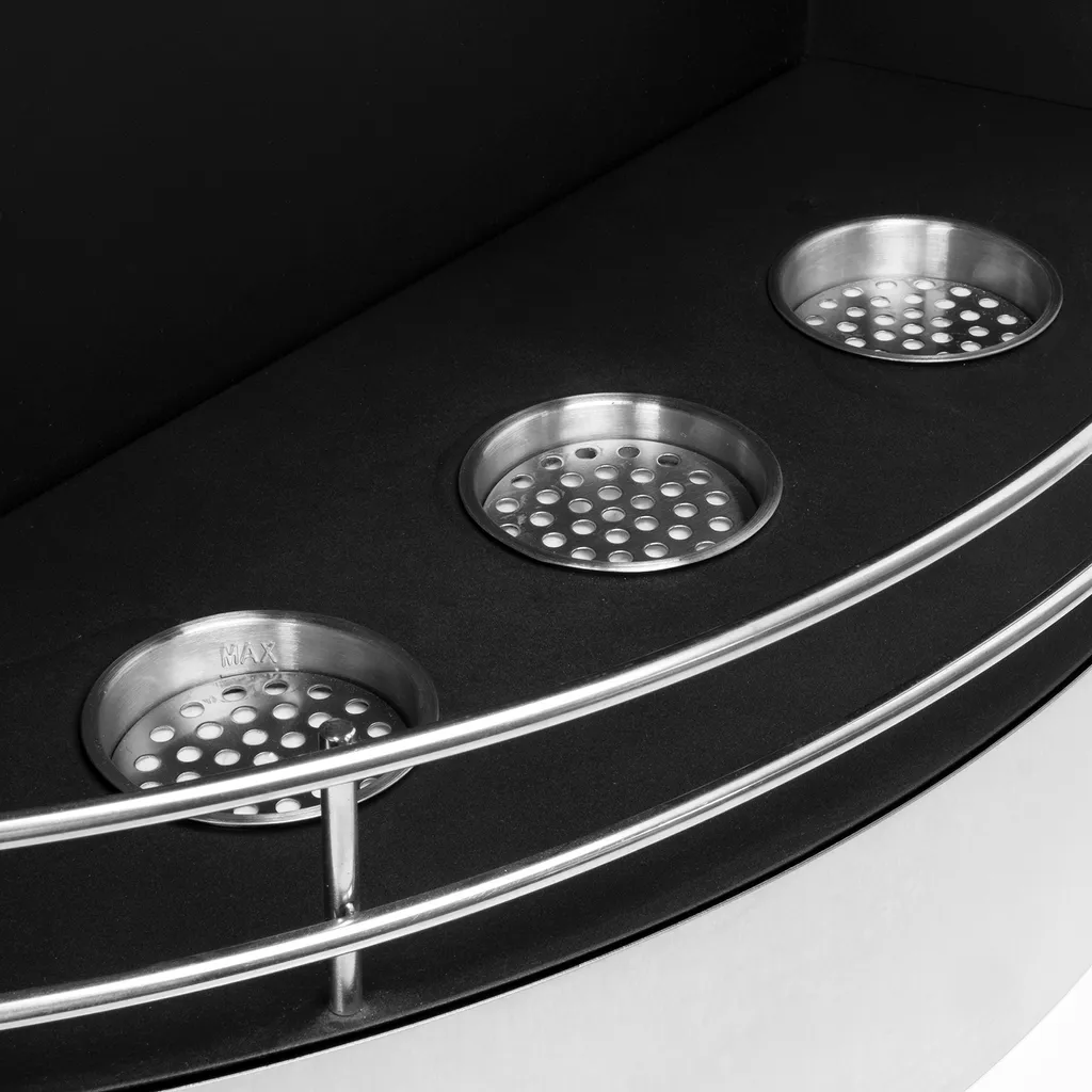Cheminée à gel en acier inoxydable de qualité supérieure modèle Inox Pro - 6
