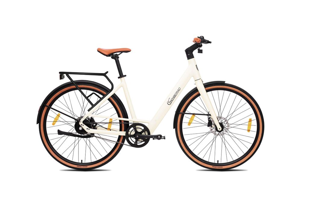 SachsenRAD Urban City E-Bike C3V Roma II mit KI-Unterstützung, Riemenantrieb, Ultraleicht 16kg, 28 Zoll Citybike Lenker vollintegriertes, Elektrorad
