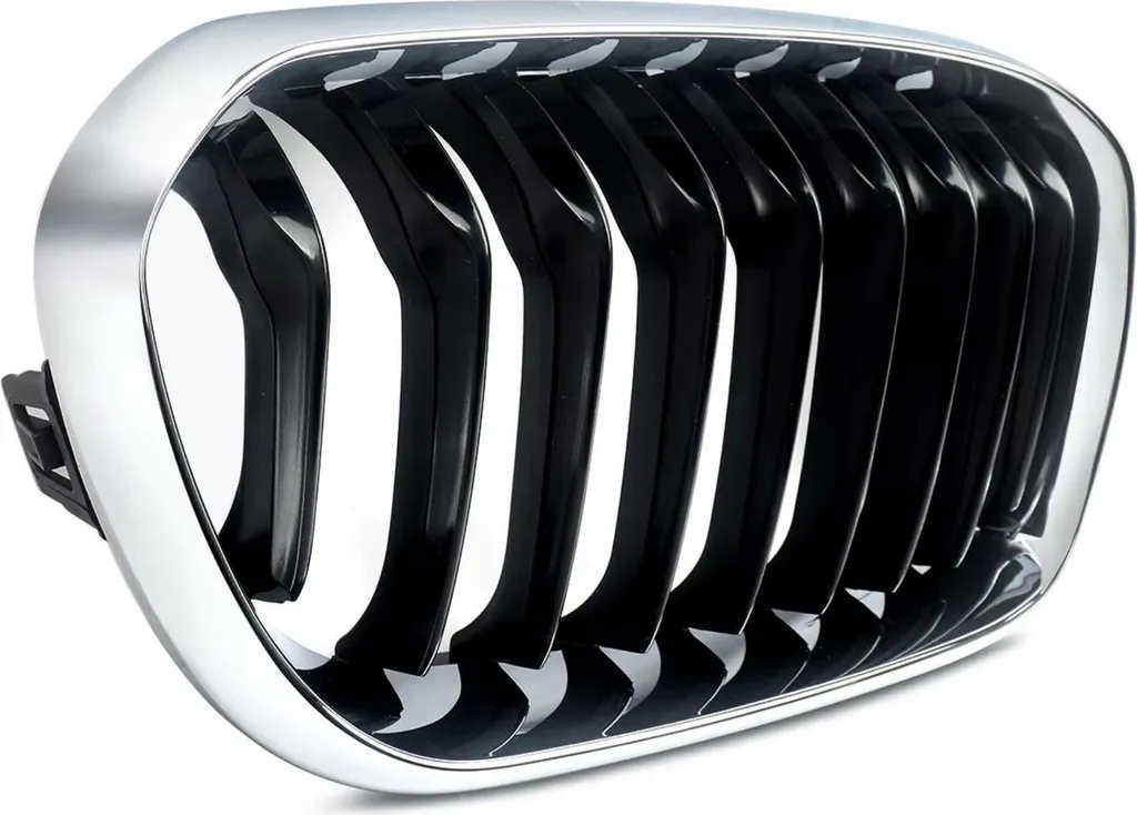 Grille de radiateur pour BMW Série 1 F20 F21 LCI Look Chrome Noir