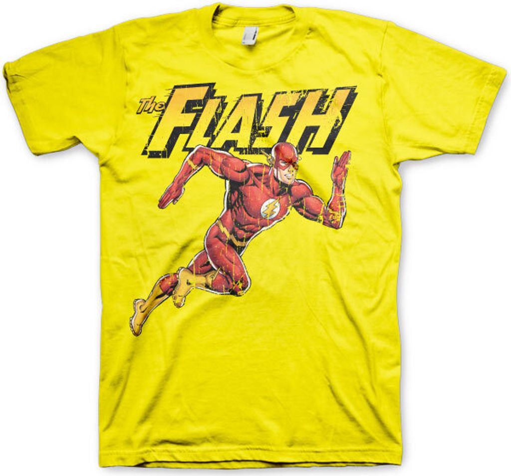 The Flash Running T-shirt - Small - Yellow