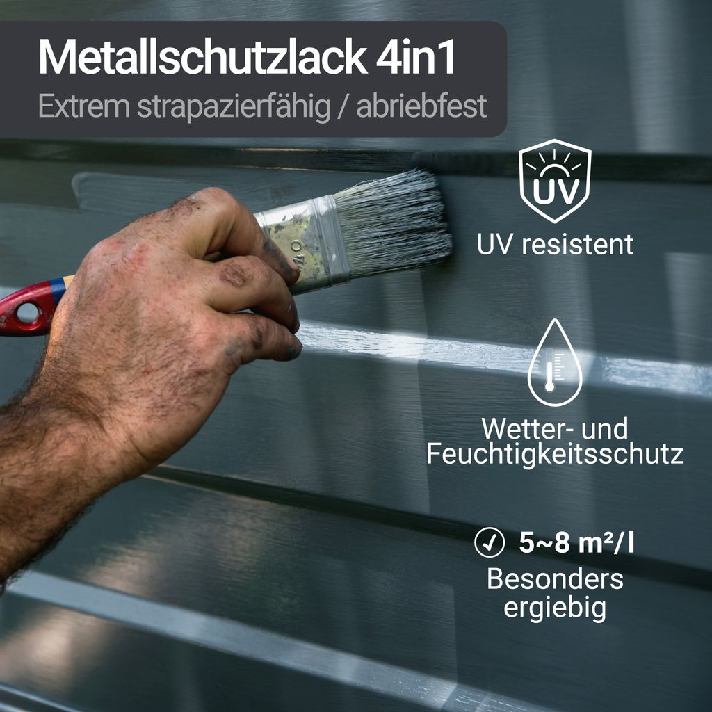 Metallschutzlack 4in1 Metalllack Metallfarbe Produktbild 3