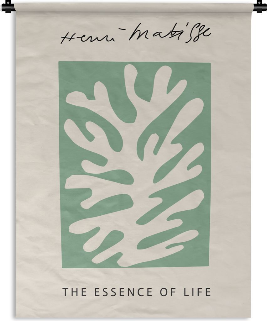 MuchoWow Wandteppich Wandbehang Kunst - Natur - Formen - Abstrakt - Henri Matisse 120x160 cm Tapisserie Dekoration Wandtuch - Wohnzimmer - Moderne