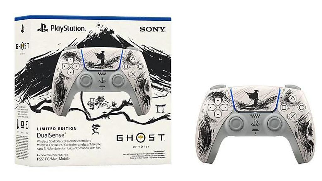 Playstation 5 DualSense Wireless Controller - Ghost of Yotei Black Limited Edition