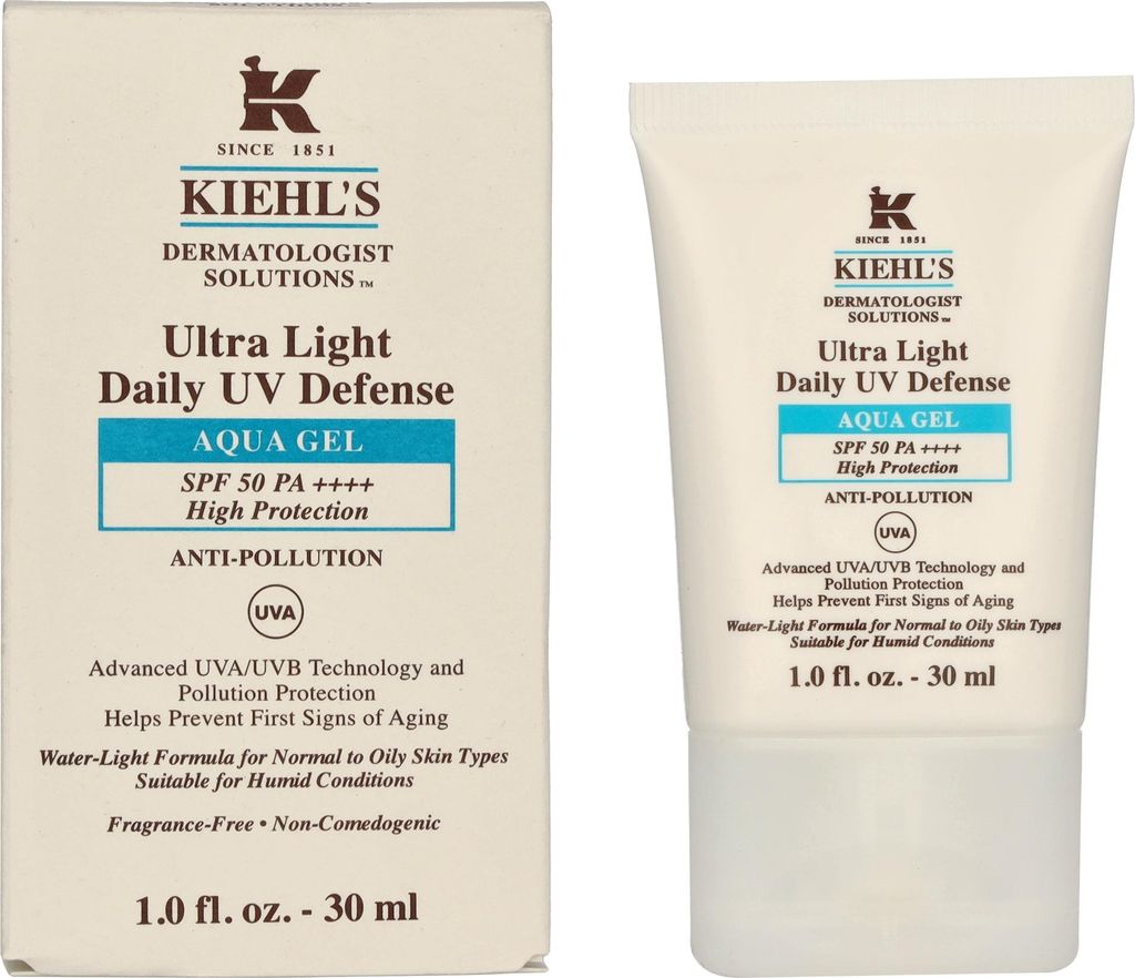 Kiehl's D.S. Ultra Light Daily UV Defense Aqua Gel SPF50 30 ml