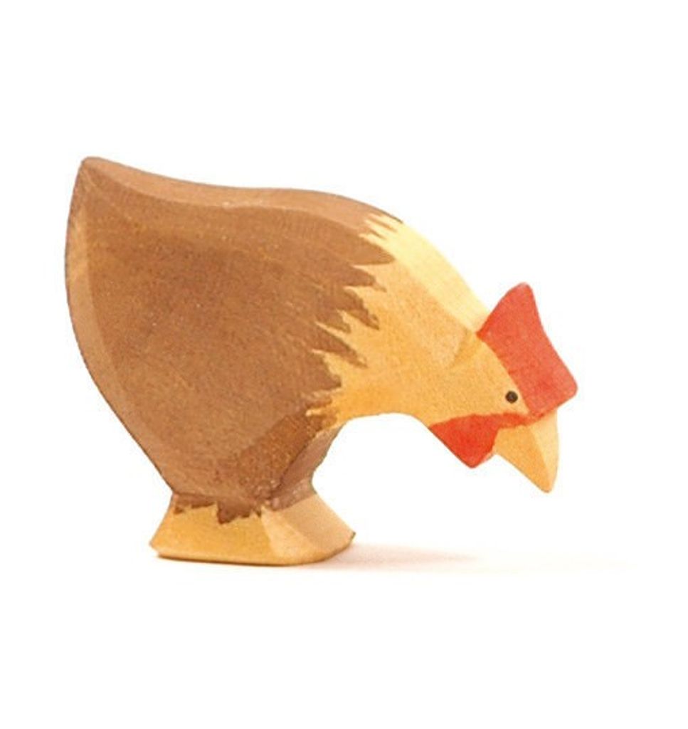 Huhn braun pickend Produktbild 