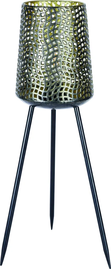Lampe de Jardin LED Solaire Design Ruche Bronze Luxform Beehive Autonome