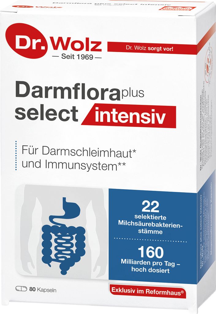 Darmflora plus select intens Kapseln 80 St