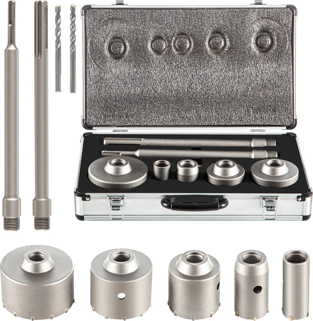 Kit Frese Muro 30-100mm SucceBuy per Calcestruzzo Pietra e Mattoni