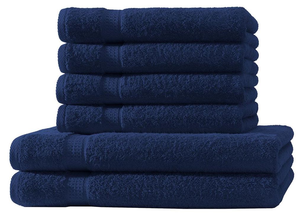 6er Set Frottee 4x Handtücher 2x Duschtücher Elegance 100% Produktbild 