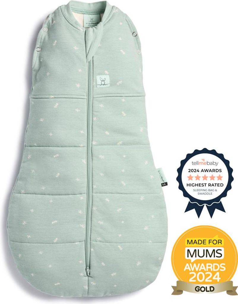 ErgoPouch Baby Schlafsack 2.5 TOG 0-3 Monate Sage Produktbild 