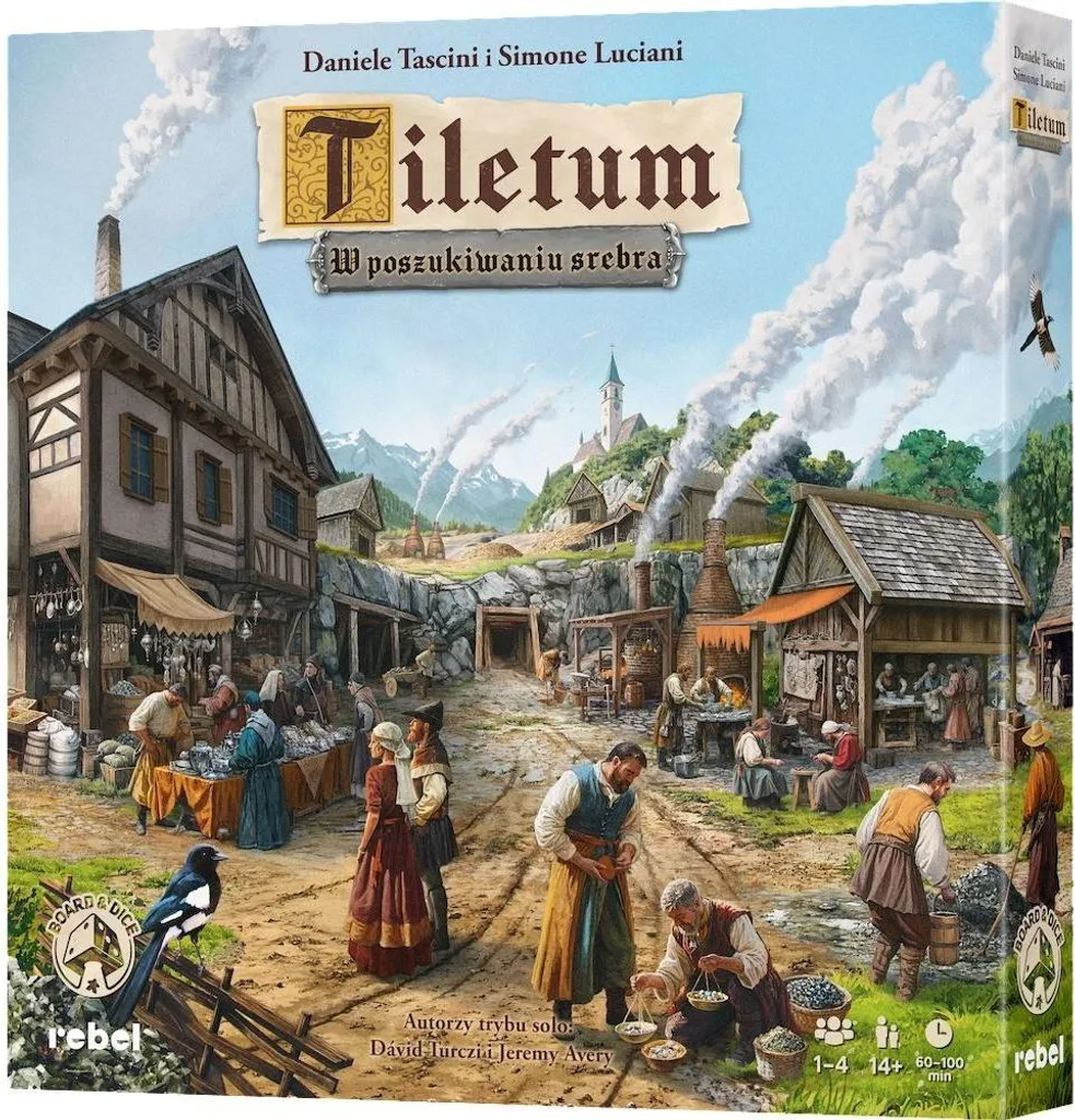 Jeu de Plateau Tiletum Silver Rebel - Extension Stratégique de Réflexion