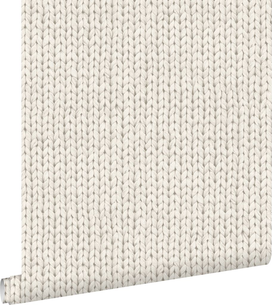 ESTAhome Tapete Strickmuster Beige 53 cm x 10.05 m Produktbild 