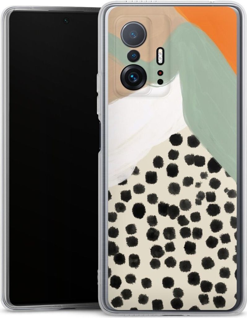 DeinDesign Handyhülle für Xiaomi 11T Pro 5G Silikon Hülle Case Smartphone Schutzhülle Abstrakt Boho Kunst