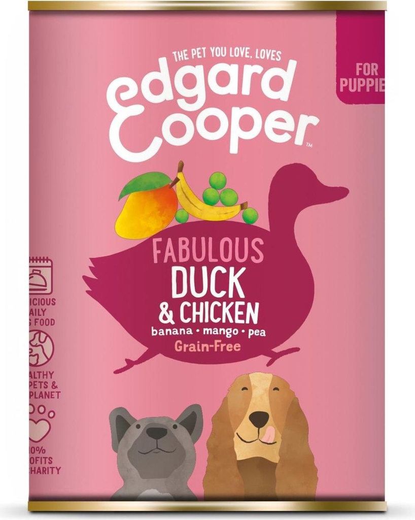 Hundedose Welpe Ente 400g - Edgard en cooper