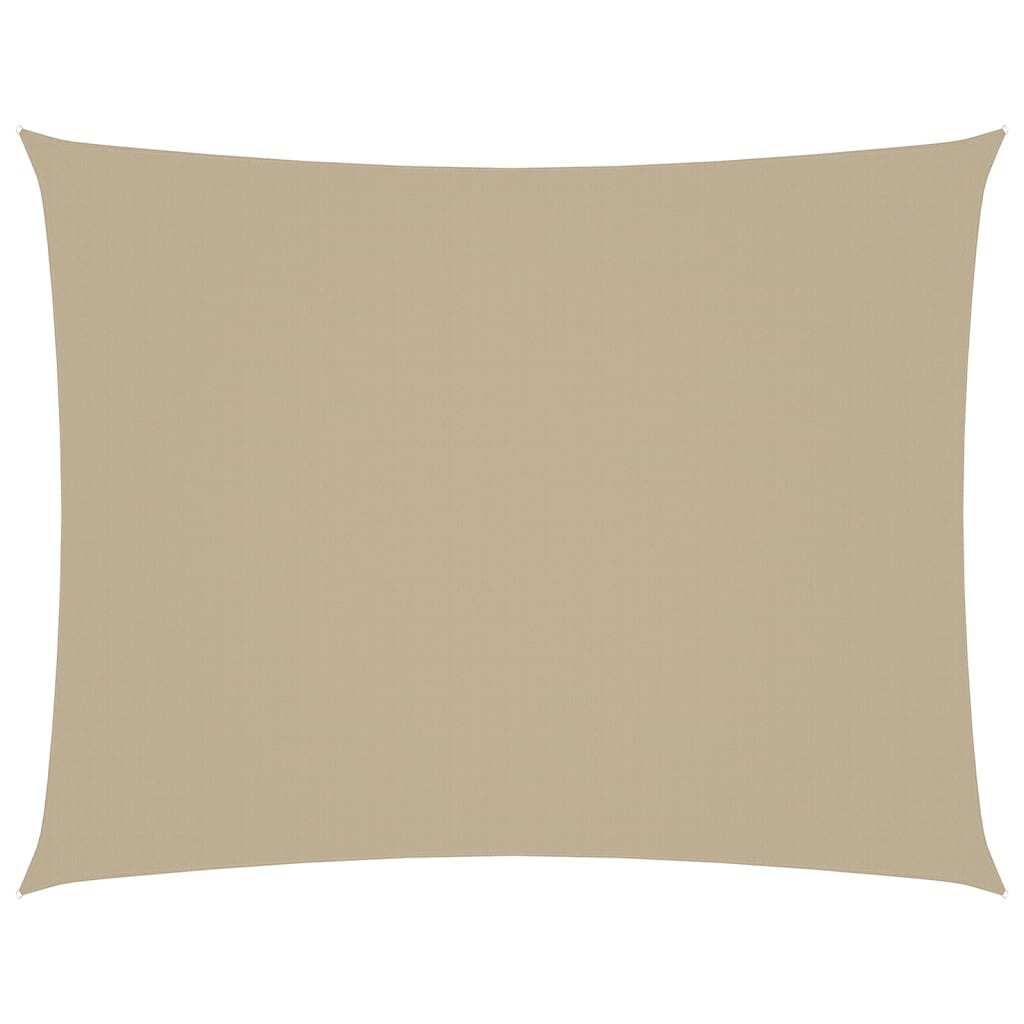 Tenda da sole in tessuto Oxford rettangolare 5x7 m Beige Immagine del prodotto 