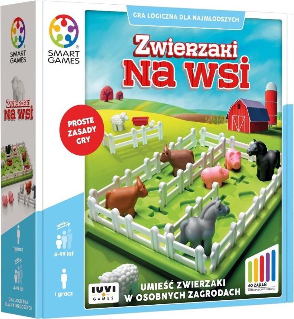 Smart Games Haustiere auf dem Lande (EN) IUVI Spiele Produktbild 