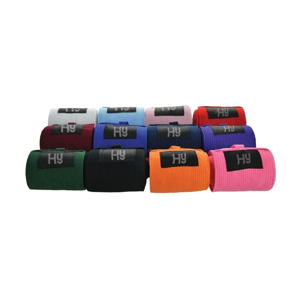 Protège-queue pour Cheval en Lot de 20 Bandages Colorés Hy BZ621 Multi