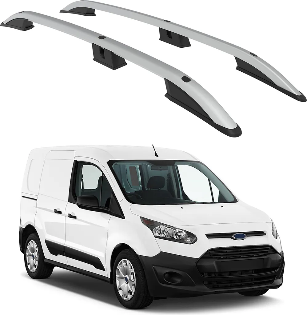 Barre Longitudinali Ford Connect SWB Argento 2013-21 Turtle Crown