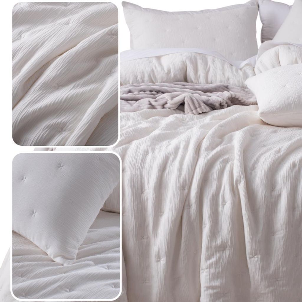 BETTDECKE Stella 240x220 cm in Creme – Eleganz für Ihr Zuhause